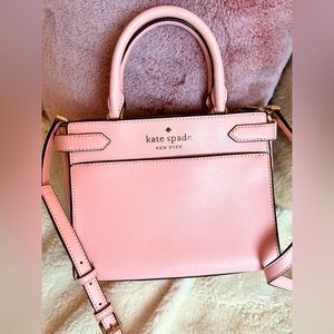 Kate Spade Staci Satchel in Baby Pink 🌸 Size Small